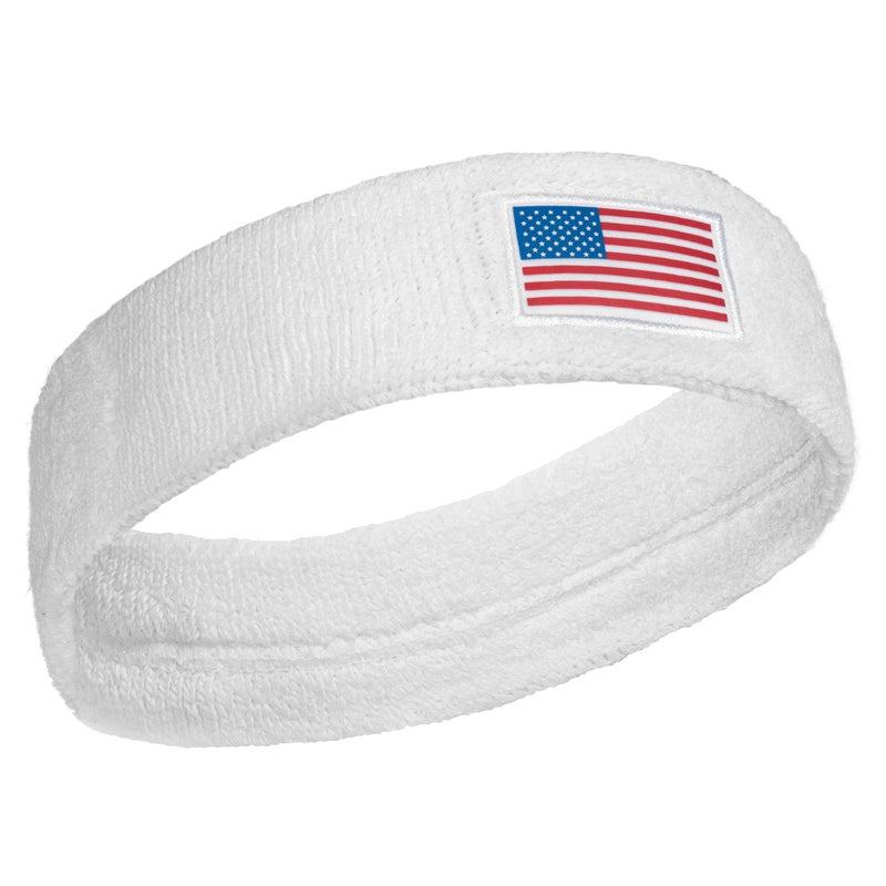 Suddora USA Headband & Wristbands Set (Includes 2 Wrist & 1 Head Sweatband) - Image 2